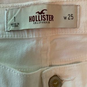 Hollister Shorts - Women’s Hollister White Jean Shorts Hollister Shorts - Women’s Hollister White Jean Shorts